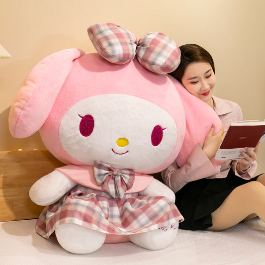 Sanrio Kuromi & My Melody Plush Toy Doll – Cute Birthday Gift for Girls & Kids