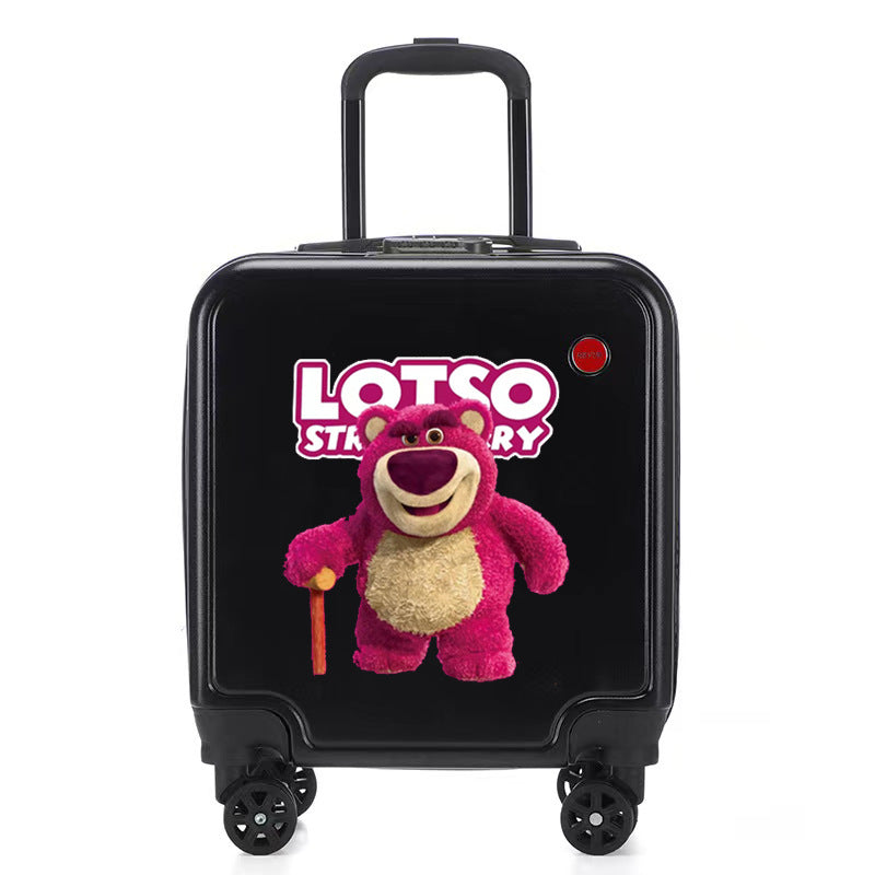 Sanrio Children's Cartoon Trolley Suitcase – Spinner Wheels, Combination Lock, Carry-On Boarding Case for Students