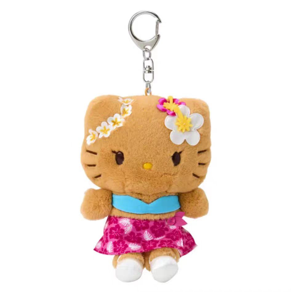 Genuine Japanese Sanrio Hello Kitty Plush Keychain – Strawberry Series Collectible Ornament