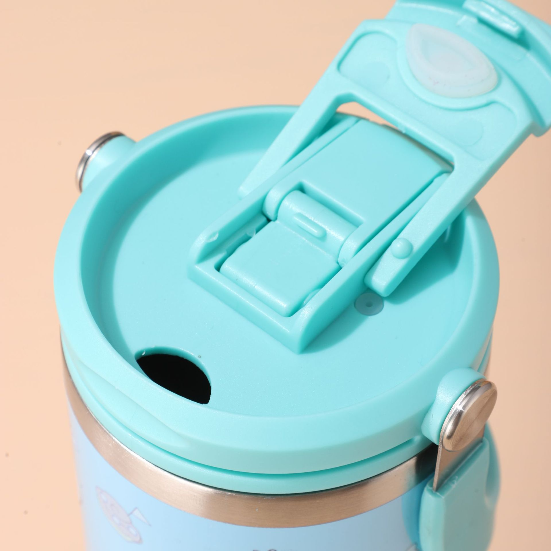 Sanrio cartoon large-capacity stainless steel double drink portable car cup Bingba car portable thermos cup