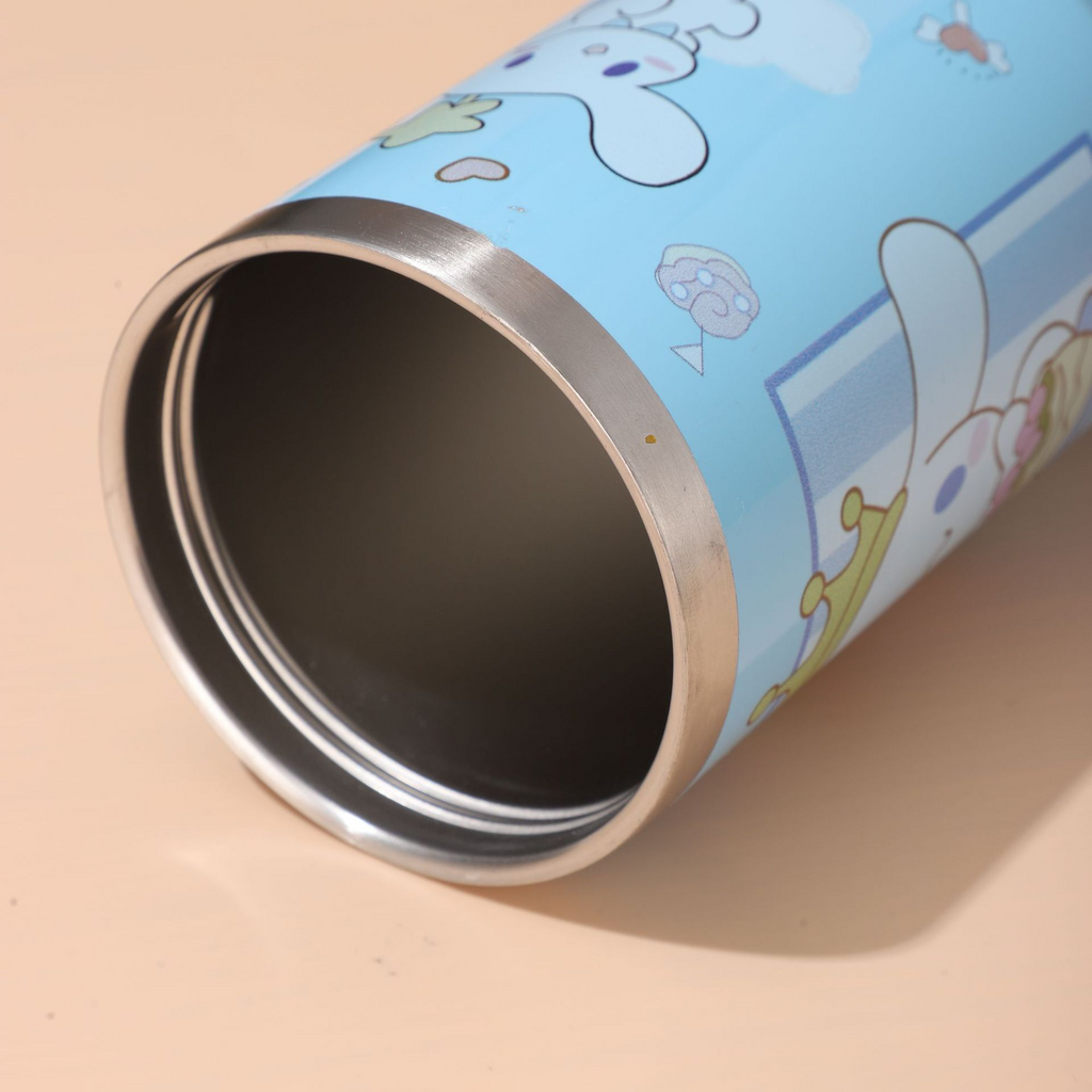 Sanrio cartoon large-capacity stainless steel double drink portable car cup Bingba car portable thermos cup