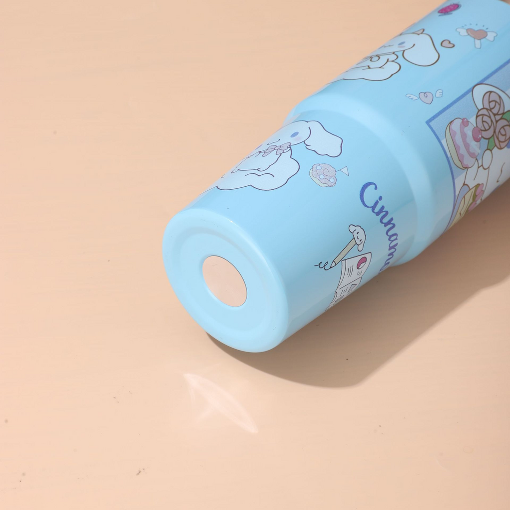 Sanrio cartoon large-capacity stainless steel double drink portable car cup Bingba car portable thermos cup