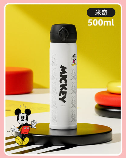 Children's 316 Stainless Steel Insulated Drinking Cup - High-Quality, Pop-Up Lid, Large Capacity, Stylish, Thermal Water Bottle for Students