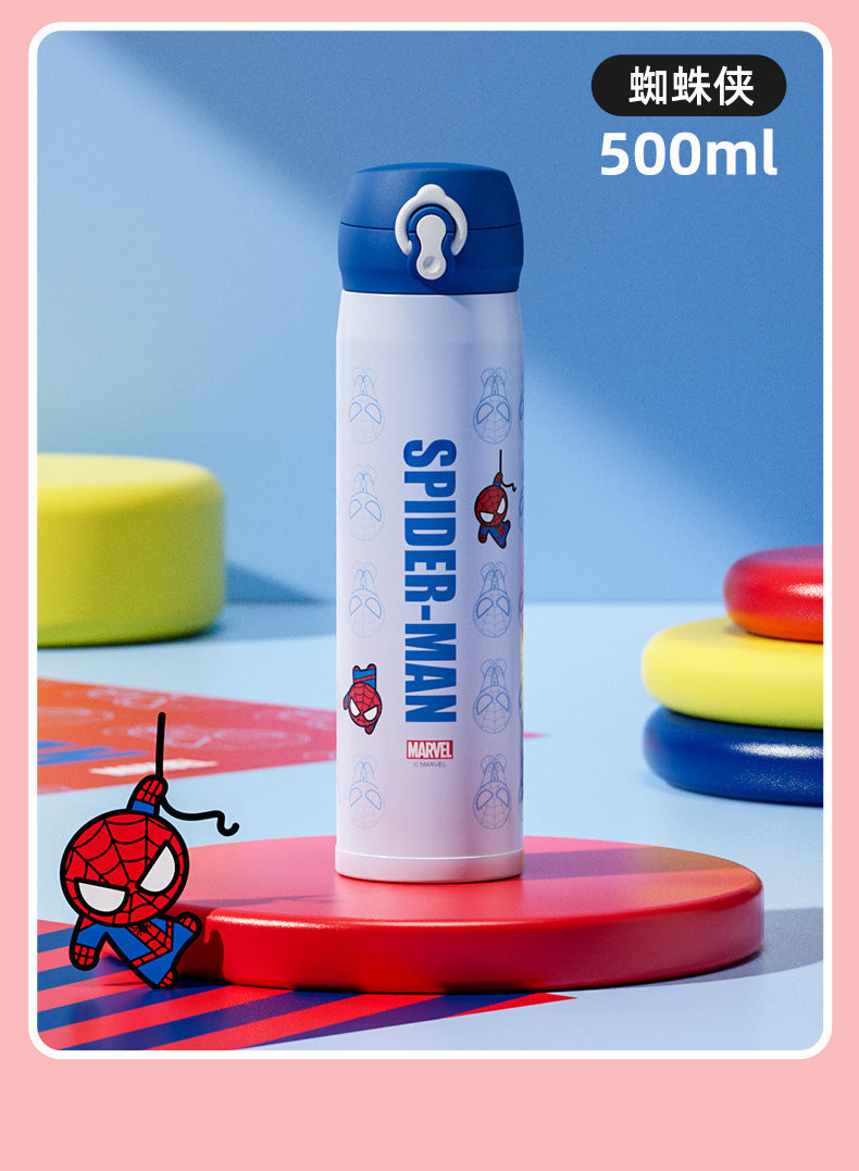 Children's 316 Stainless Steel Insulated Drinking Cup - High-Quality, Pop-Up Lid, Large Capacity, Stylish, Thermal Water Bottle for Students