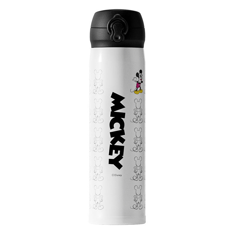 Children's 316 Stainless Steel Insulated Drinking Cup - High-Quality, Pop-Up Lid, Large Capacity, Stylish, Thermal Water Bottle for Students