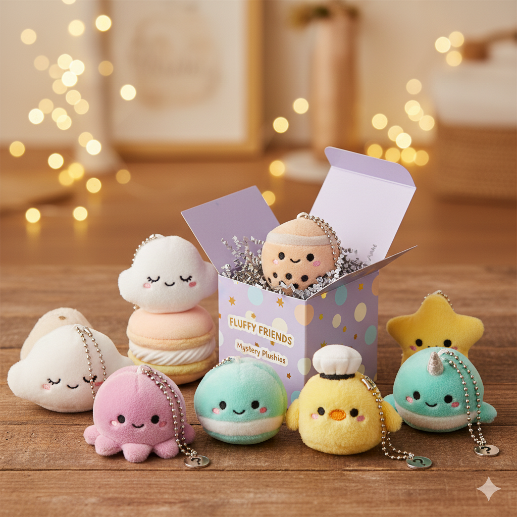 Blind Box Dolls - Adorable Series Designer Toys - 3D Figurine Accessories &amp; Charms - Random Mystery Box Surprise