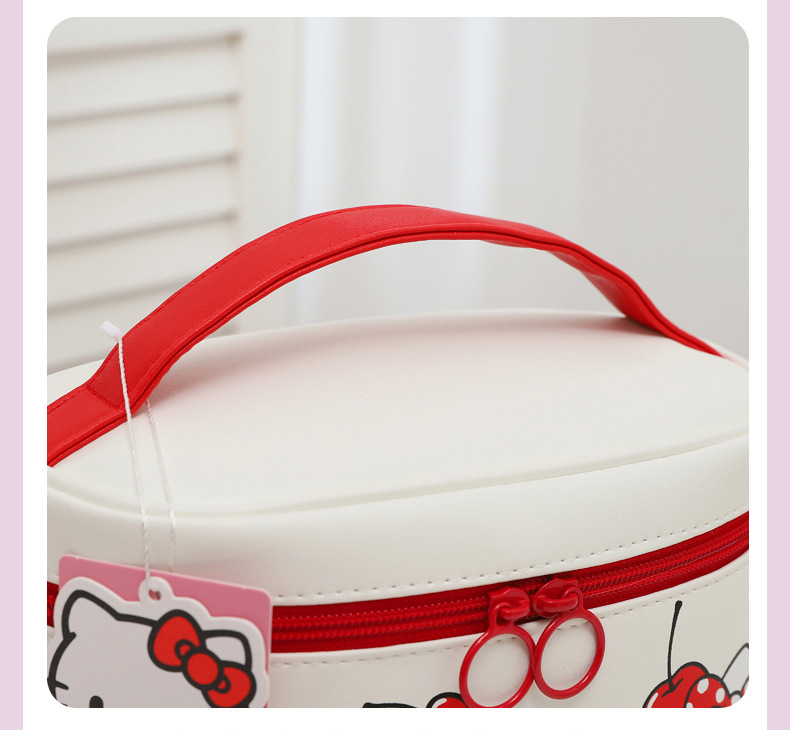 Sanrio Multi-Functional PVC Makeup Bag – Waterproof Travel Cosmetic Organizer, Cinnamoroll / My Melody / Kuromi / Hello Kitty