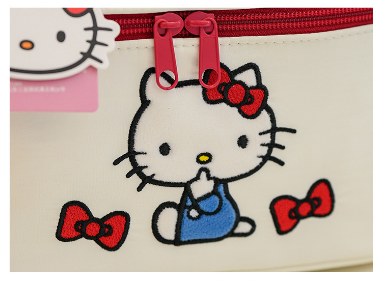 Sanrio Cute Cartoon Portable Makeup Bag Large Capacity Travel Cosmetic Storage Handbag