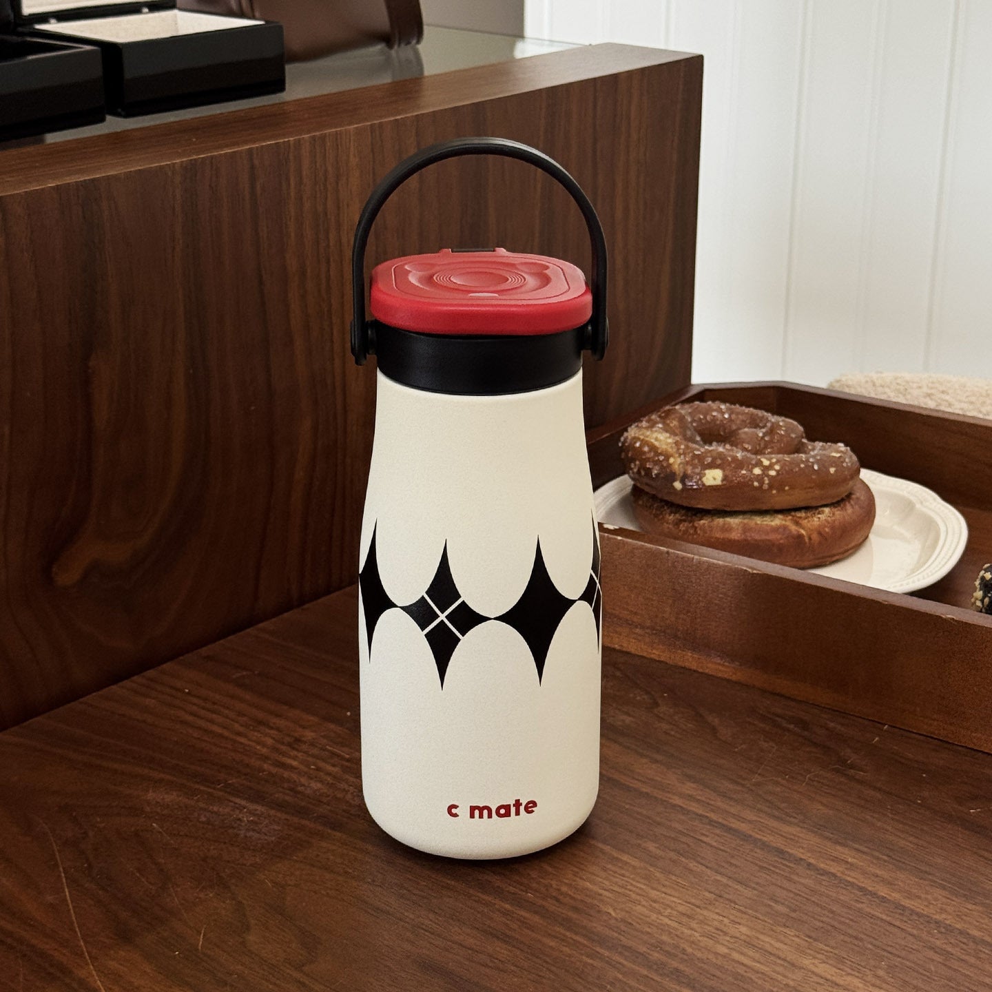 316 Ceramic Liner Thermos Cup 2025 – Women's Straw Coffee Cup, Large Capacity Portable