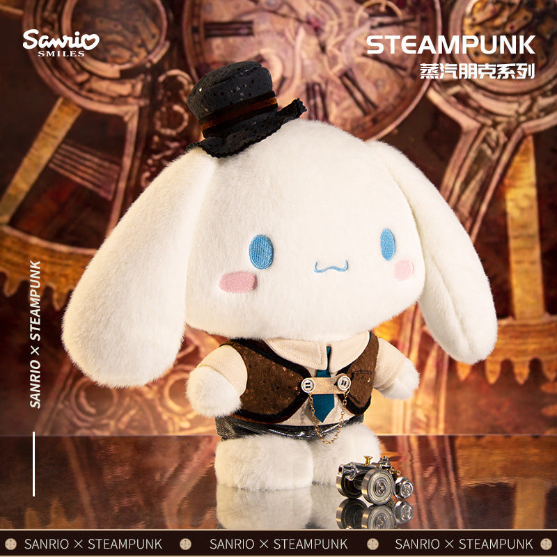Genuine Sanrio Steampunk Plush Doll – Kuromi, Cinnamoroll & My Melody Collectible Stuffed Toy