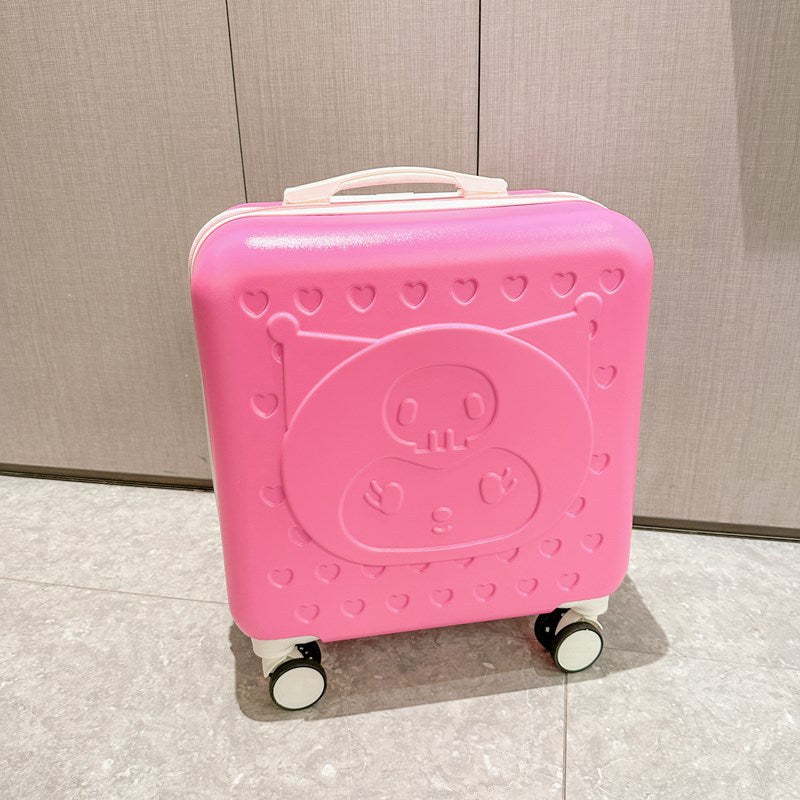 Sanrio Hello Kitty & Kuromi 20-Inch Children's Cartoon Trolley Suitcase – Cute Check-In Luggage