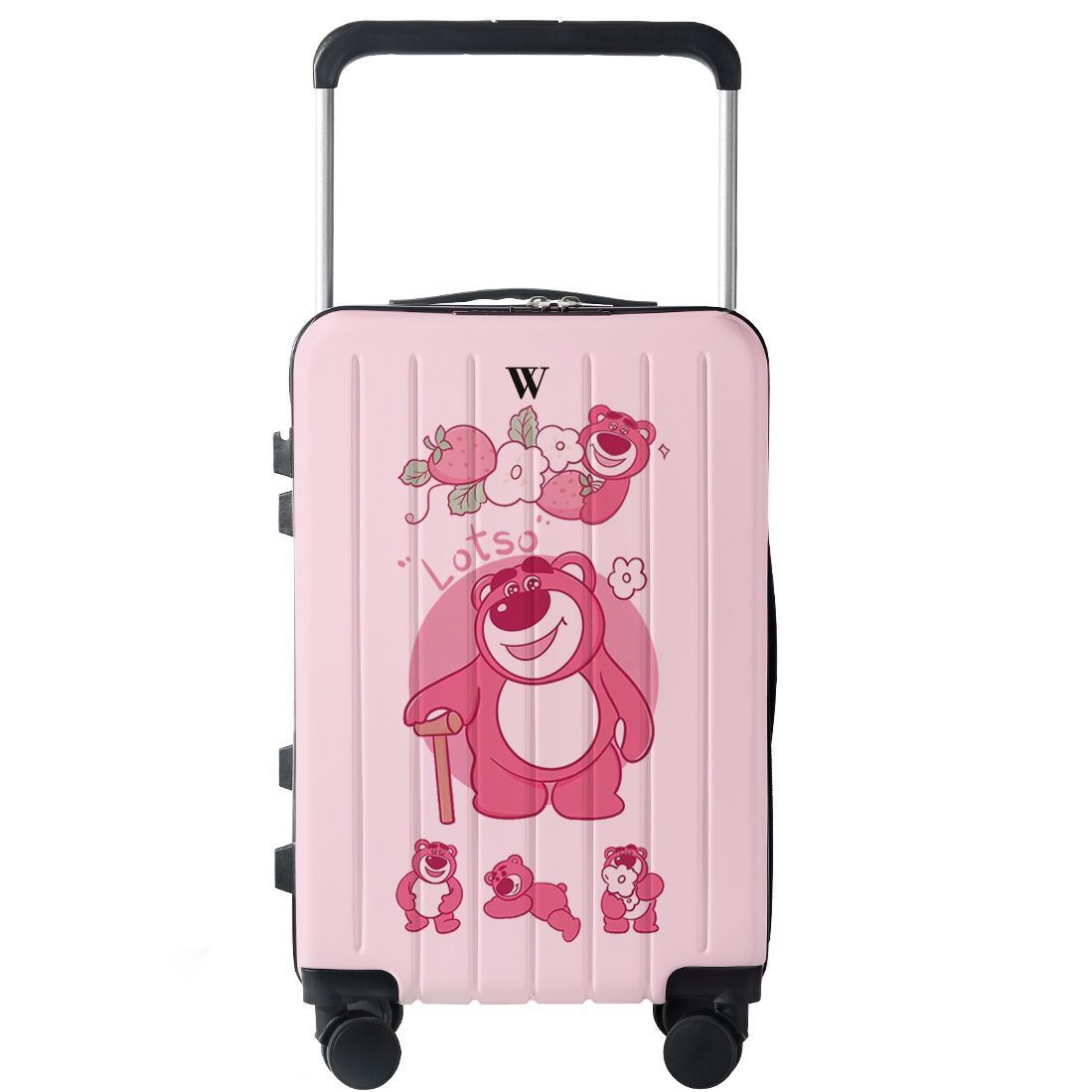 Sanrio Customized Wide-Body Trolley Suitcase – Cartoon Travel Luggage, Silent Universal Wheels, School & Travel