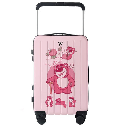 Sanrio Customized Wide-Body Trolley Suitcase – Cartoon Travel Luggage, Silent Universal Wheels, School & Travel