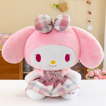 Sanrio Kuromi & My Melody Plush Toy Doll – Cute Birthday Gift for Girls & Kids