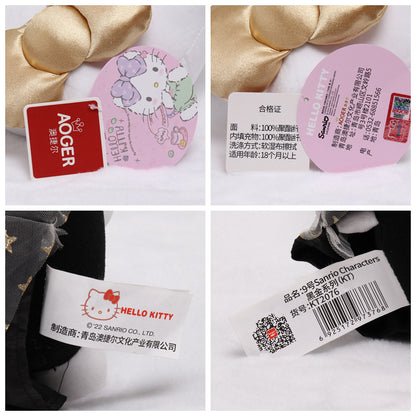Sanrio genuine black gold Kulomi doll plush toy new black gold kt wedding doll doll wholesale
