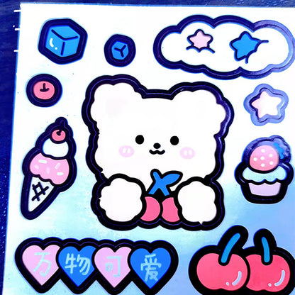 3D Cartoon Resin Doll Stickers – Cute DIY Accessories for Water Cups, Girls Stationery Decor