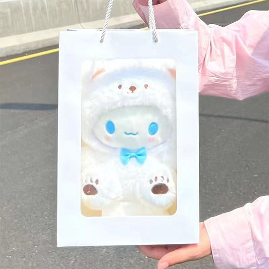 Sanrio Plush Gift Set — Cinnamoroll · Hello Kitty · Kuromi · Patapat Cute Stuffed Animal Doll with Fairy Lights & Gift Bag | 25cm Soft Kawaii Plush Toy for Girls Birthday & Celebration Gifts 🎀