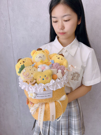 Kirby Plush Doll Bouquet – Cute Character Gift for Birthday, Valentine's Day & Christmas