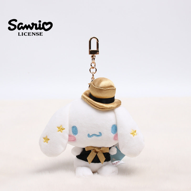 Sanrio Kuromi & My Melody Plush Pendant – Cute Anime Doll Keychain Ornament, KT Character Accessories