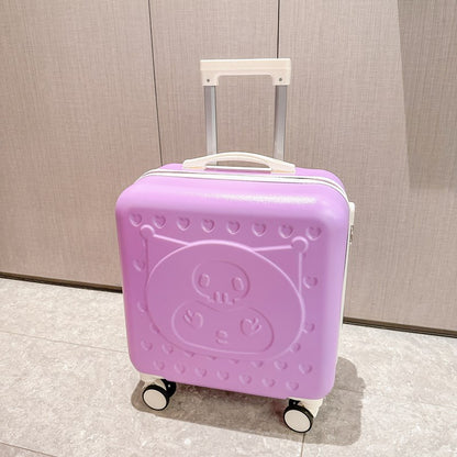 Sanrio Hello Kitty & Kuromi 20-Inch Children's Cartoon Trolley Suitcase – Cute Check-In Luggage