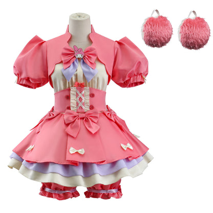 The fifth personality cosplay costume, Sanrio linkage Merlot, cheerleaders, cosplay costume, two-dimensional anime costume
