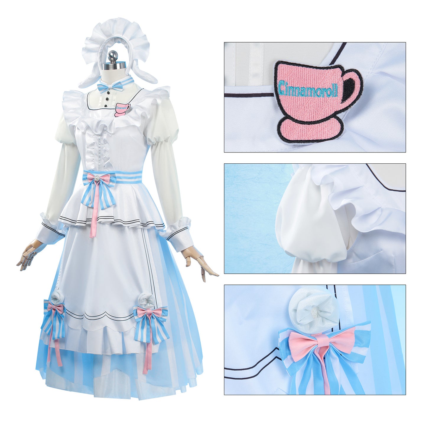 World Project Cosplay Costume Fengxiaomeng Sanrio Collaboration Cosplay Dress 2D Anime Costume