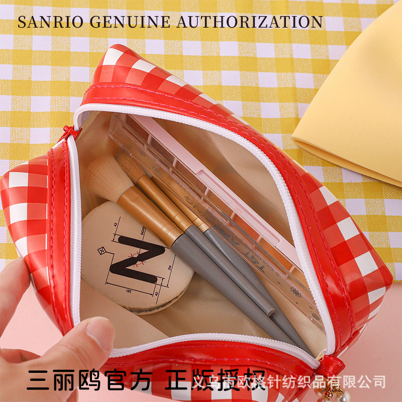 Sanrio Genuine Licensed Hello Kitty Large Capacity Cute Cartoon Cosmetic Storage Bag for Girls
