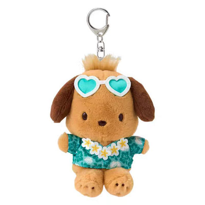 Genuine Japanese Sanrio Hello Kitty Plush Keychain – Strawberry Series Collectible Ornament