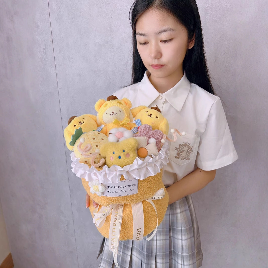 Kirby Plush Doll Bouquet – Cute Character Gift for Birthday, Valentine's Day & Christmas