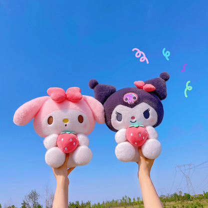 Sanrio Kuromi & My Melody Plush Toy – Cute Stuffed Doll Pillow Gift for Girls & Kids