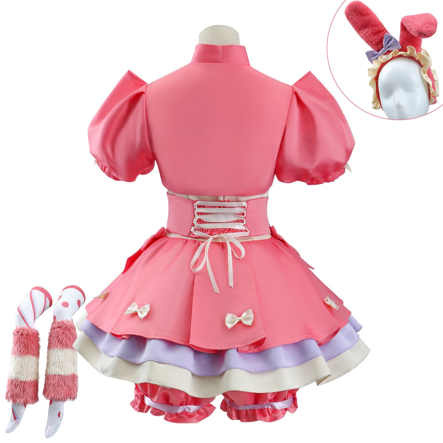 The fifth personality cosplay costume, Sanrio linkage Merlot, cheerleaders, cosplay costume, two-dimensional anime costume