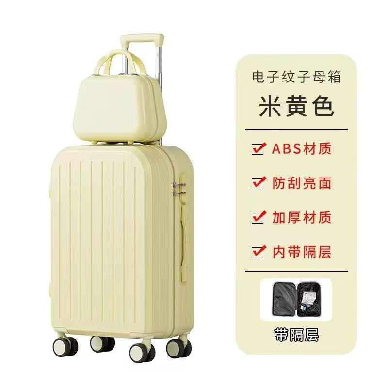 Sanrio Kuromi & Cinnamoroll Girls Trolley Suitcase – Large Capacity Carry-On Luggage for Kids