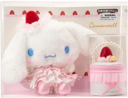 Genuine Japanese Sanrio Hello Kitty Plush Keychain – Strawberry Series Collectible Ornament