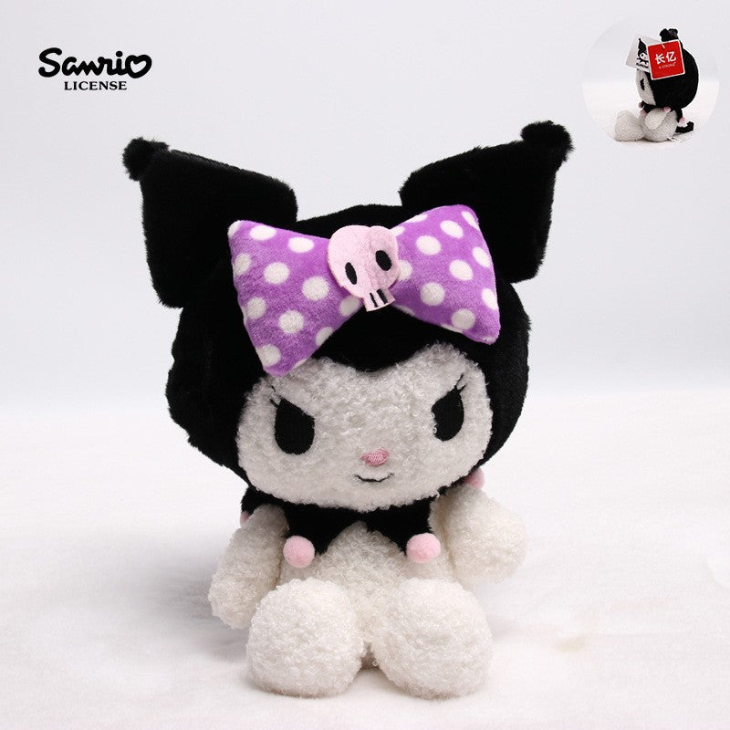 Sanrio genuine black gold Kulomi doll plush toy new black gold kt wedding doll doll wholesale