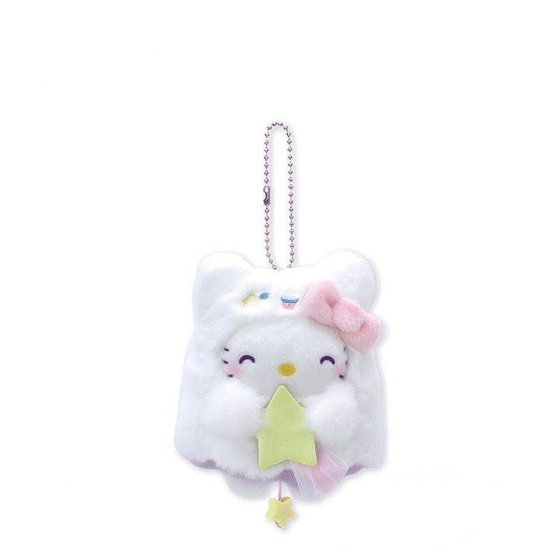 Japan genuine Sanrio NAKAJIMA luminous ghost Halloween KITTY Melody Kuromi pendant