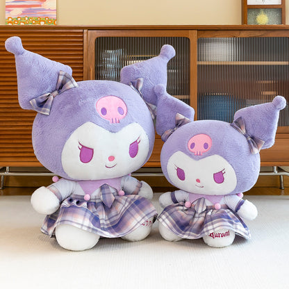 Sanrio Kuromi & My Melody Plush Toy Doll – Cute Birthday Gift for Girls & Kids