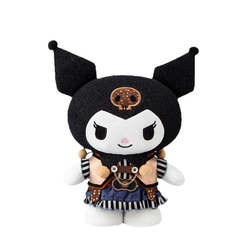 Genuine Sanrio Steampunk Plush Doll – Kuromi, Cinnamoroll & My Melody Collectible Stuffed Toy