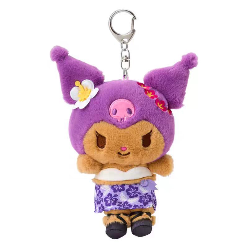 Genuine Japanese Sanrio Hello Kitty Plush Keychain – Strawberry Series Collectible Ornament