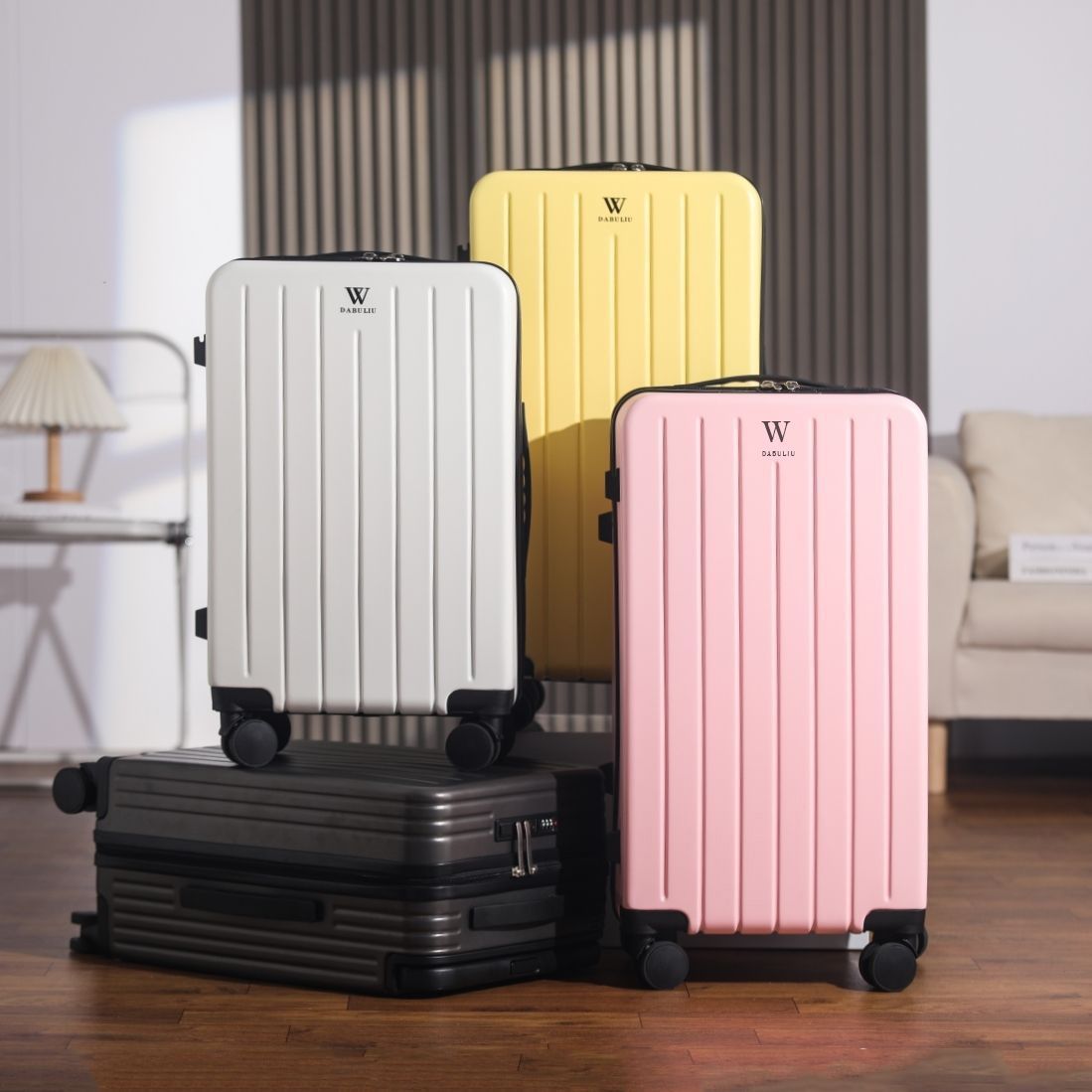 Sanrio Customized Wide-Body Trolley Suitcase – Cartoon Travel Luggage, Silent Universal Wheels, School & Travel