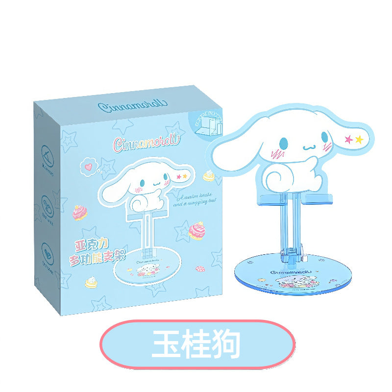 Sanrio Kuromi Foldable Phone Stand – Adjustable Desktop Holder, Telescopic Lazy Bracket
