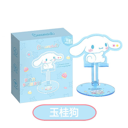 Sanrio Kuromi Foldable Phone Stand – Adjustable Desktop Holder, Telescopic Lazy Bracket