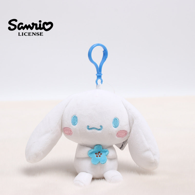 Sanrio Kuromi & My Melody Plush Pendant – Cute Anime Doll Keychain Ornament, KT Character Accessories