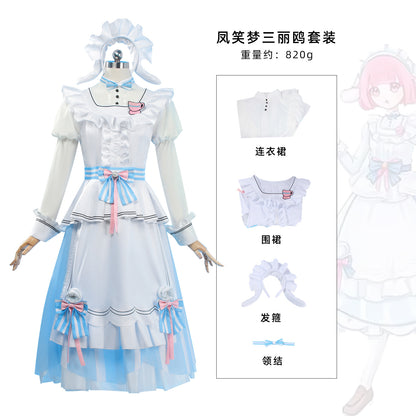 World Project Cosplay Costume Fengxiaomeng Sanrio Collaboration Cosplay Dress 2D Anime Costume