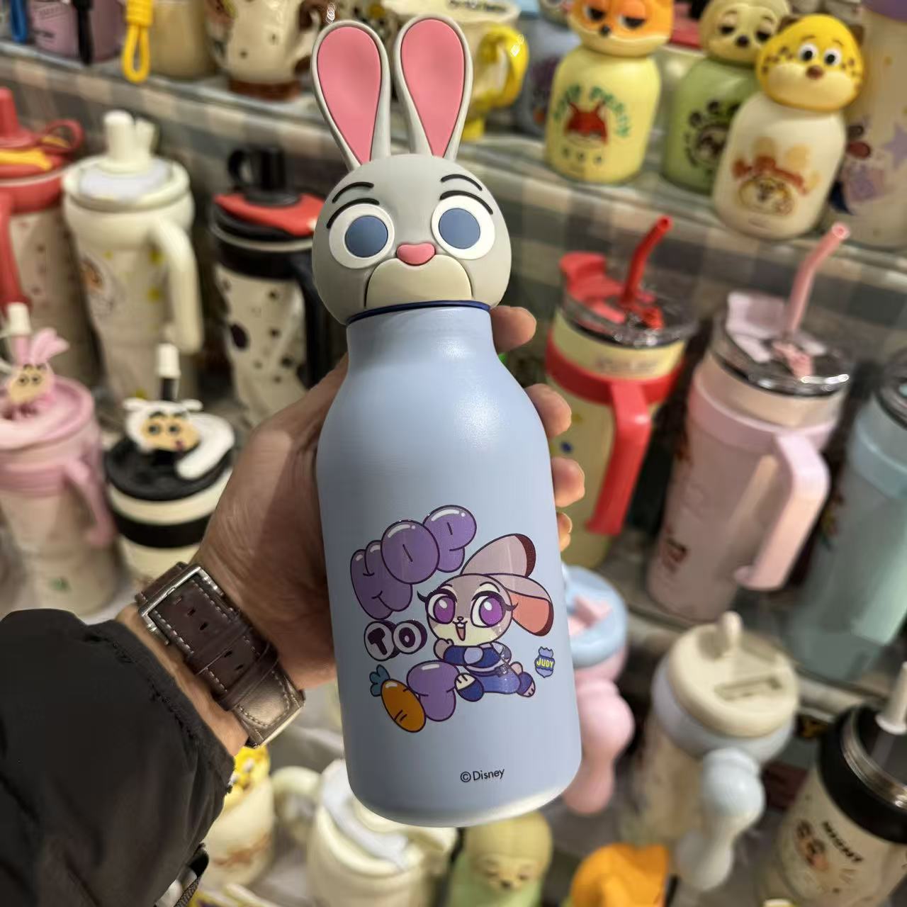 Zootopia Kids Thermos Cup 316 Stainless Steel – Cartoon Doll Portable Student Cup