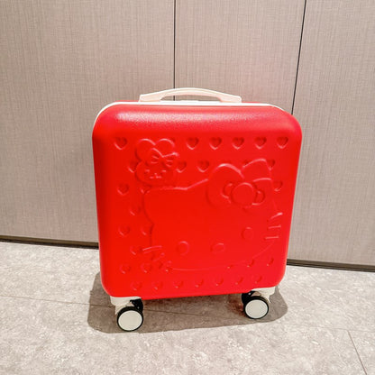 Sanrio Hello Kitty & Kuromi 20-Inch Children's Cartoon Trolley Suitcase – Cute Check-In Luggage