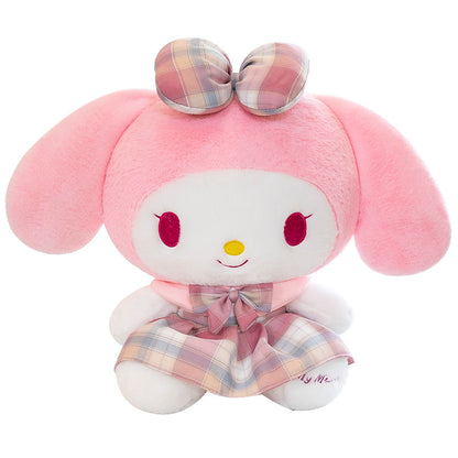 Sanrio Kuromi & My Melody Plush Toy Doll – Cute Birthday Gift for Girls & Kids