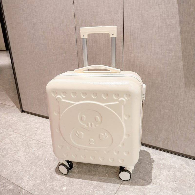 Sanrio Hello Kitty & Kuromi 20-Inch Children's Cartoon Trolley Suitcase – Cute Check-In Luggage