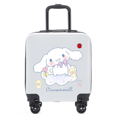 Sanrio Children's Cartoon Trolley Suitcase – Spinner Wheels, Combination Lock, Carry-On Boarding Case for Students
