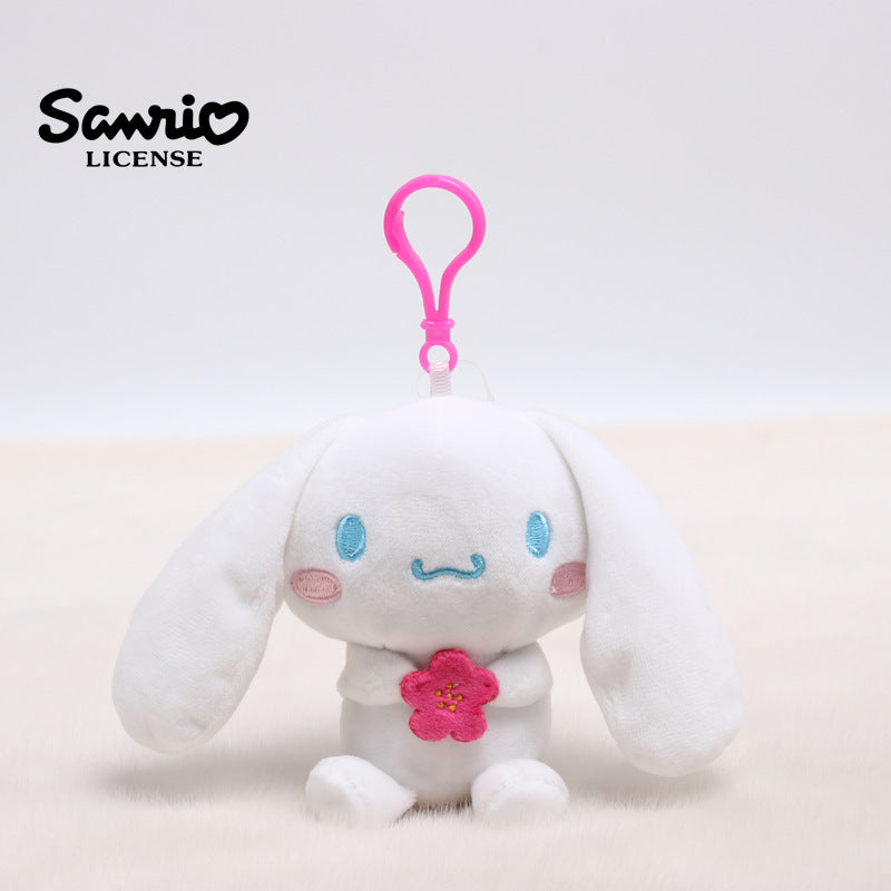 Sanrio Kuromi & My Melody Plush Pendant – Cute Anime Doll Keychain Ornament, KT Character Accessories
