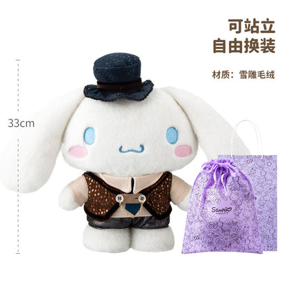 Genuine Sanrio Steampunk Plush Doll – Kuromi, Cinnamoroll & My Melody Collectible Stuffed Toy